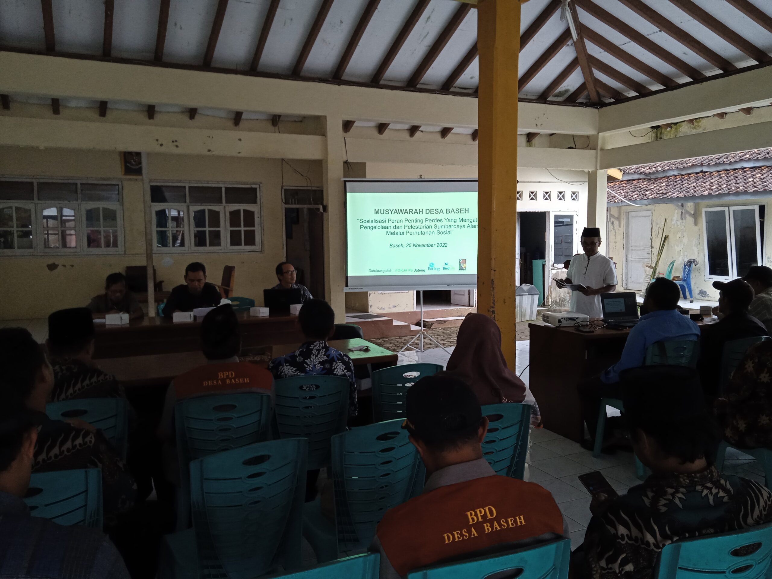 Musyawarah Desa Baseh : Sosialisasi Rencana Penyusunan Perdes Pelestarian dan Pemanfaatan SDA, Pengusulan OECM dan Perhutanan Sosial